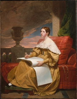 Painting by Samuel Morse of his daughter